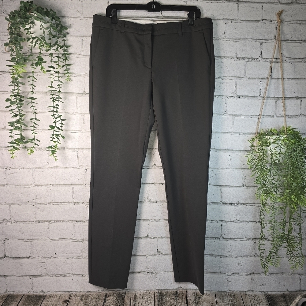 MARELLA ANNICA DARK GREY KNITTED TROUSERS LUXURY WOMENS NWT SIZE 12
